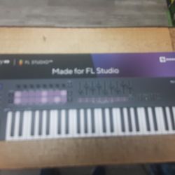 Novation FLkey 49 MIDI Keyboard - Seamless FL Studio Integration with Chord Mode and Scale Mode. All the software you need for Music Production