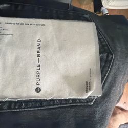 Purple Brand Black Denim Jeans (Style P002)