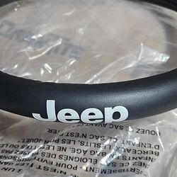 Jeep steering wheel cover faux lether