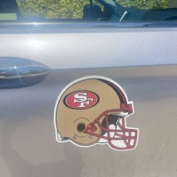 Large 49ers Car Magnets (2)