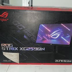 ASUS ROG Strix 25” (24.5” viewable) Esports Gaming Monitor (XG259QNS) - Full HD, 380Hz, 0.3ms, Fast IPS, Extreme Low Motion Blur Sync, FreeSync Premiu