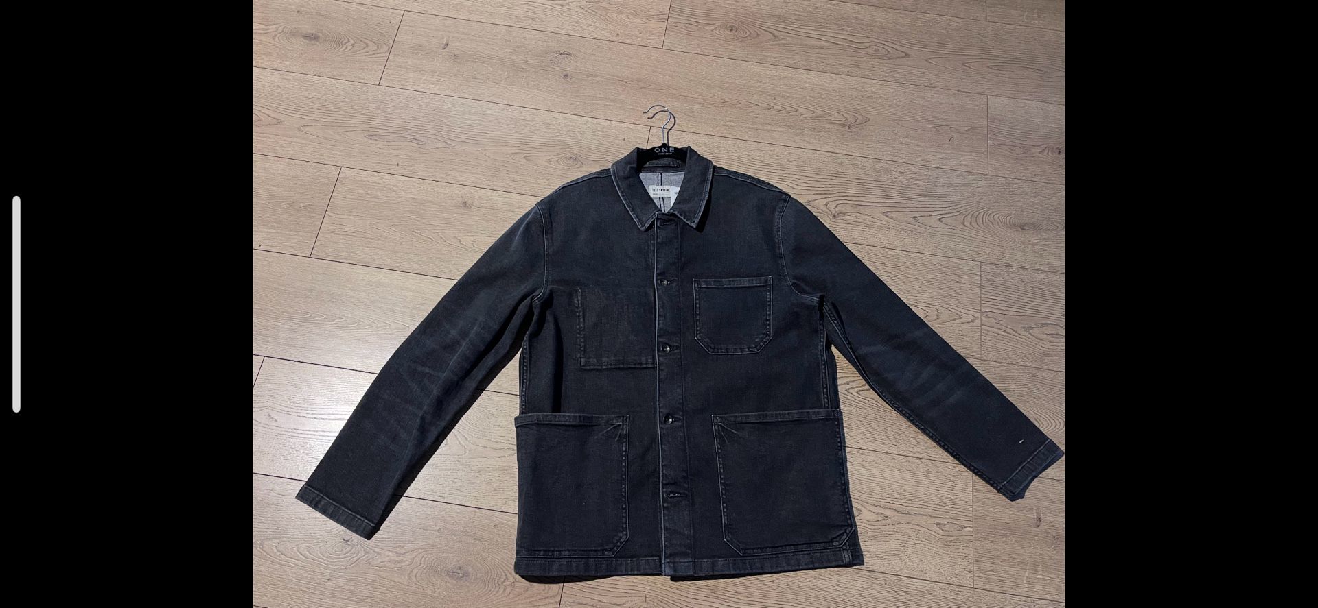 !!!Brand New!!! Todd Snyder !!! Men Black Denim Jacket/Coat