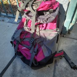 Adventure Hiking Backpack Pink 