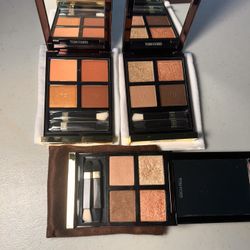Tom Ford 3 Eyeshadow Pallets Two New One Used 