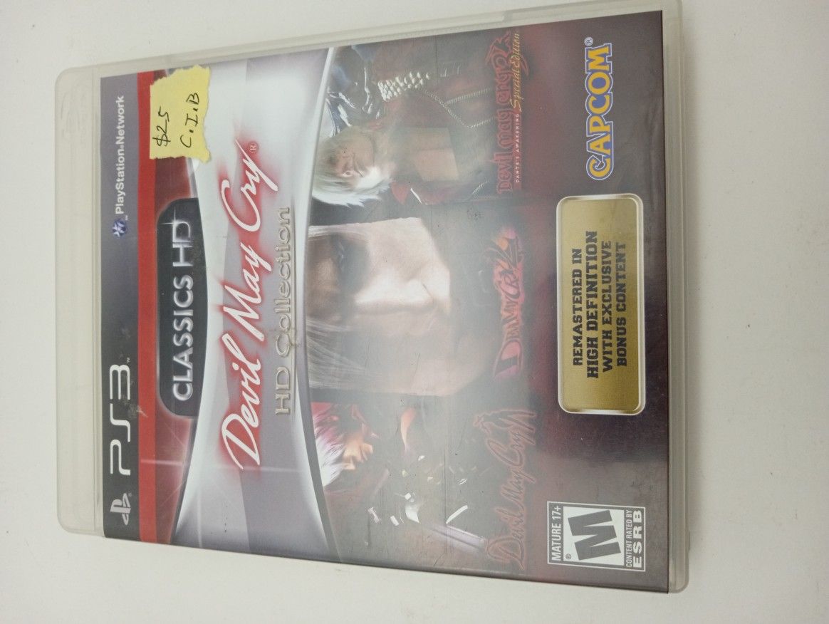 Ps3. PlayStation. Devil may cry. Trilogy.