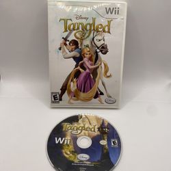 DISNEY TANGLED GAME (Nintendo Wii, ) No manual disc And case Authentic