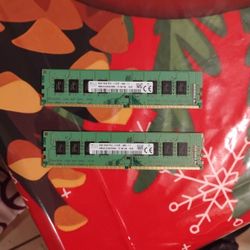 2x8gb (16gb total) DDR4 Ram