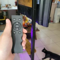 Mueble Portable Para TV Movil Ajustable Con Control Remoto