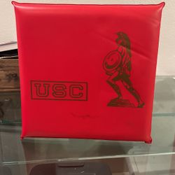 Vintage USC Football Seat Cushion