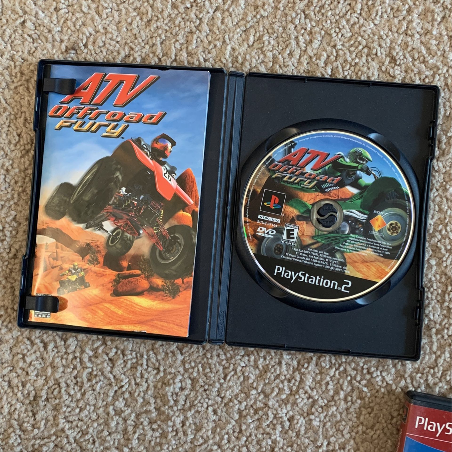 ATV Off Road Fury (PS2) W/ Manual