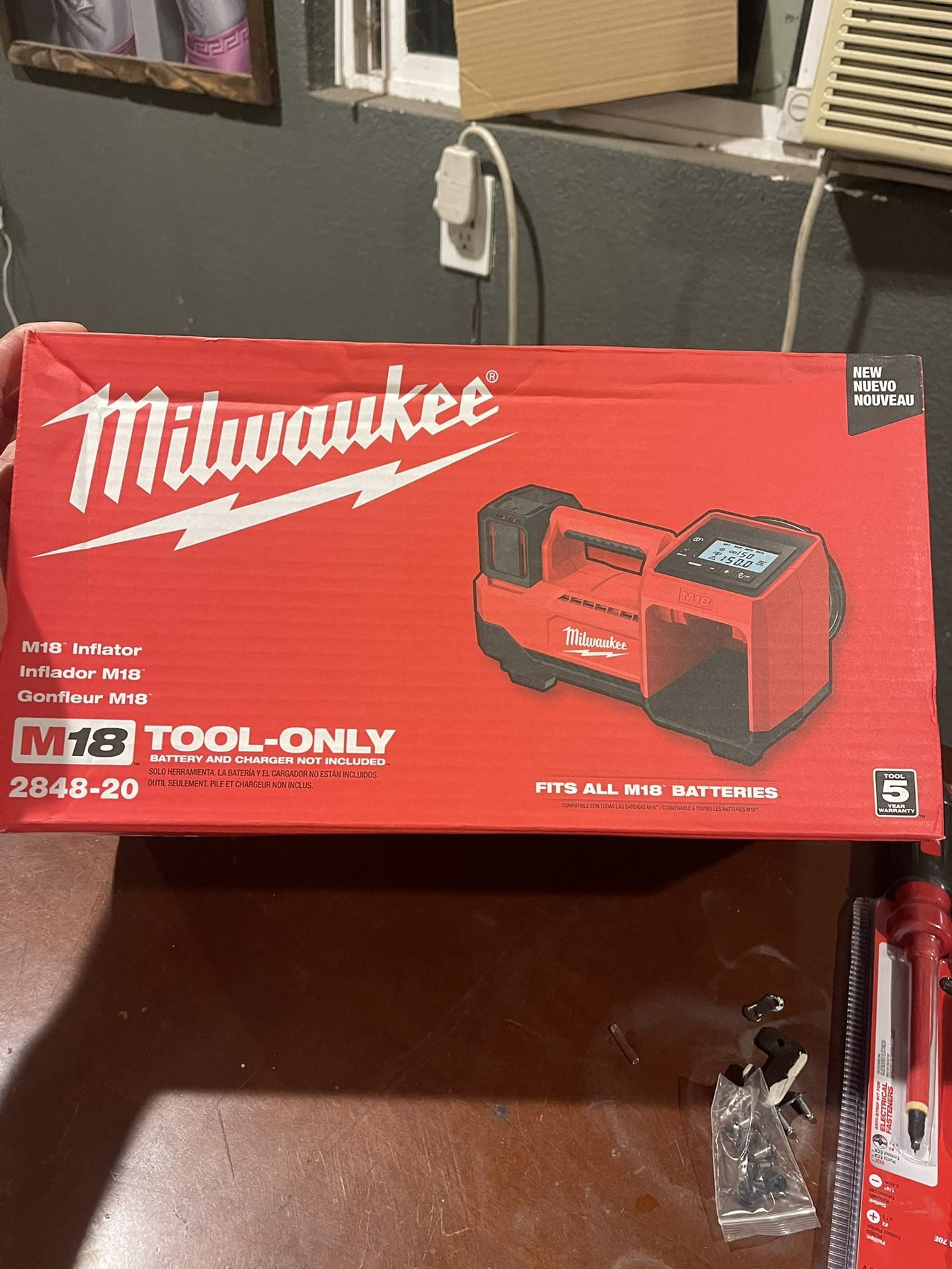 Milwakee M18 Air Pump Brand New