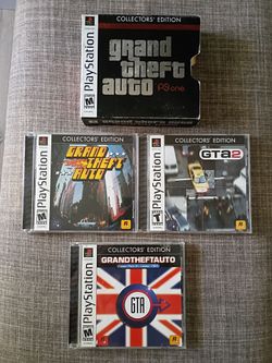 Gta Grand Theft Auto Collectors Edition Ps1 PlayStation 1