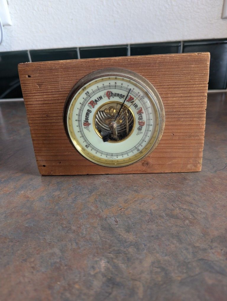 Vintage German Julius Gischard Barometer