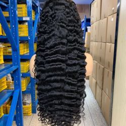 28” Human Hair Deep Wave 13x6 $185