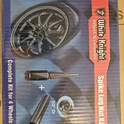 White Knight Wheel Lock Set