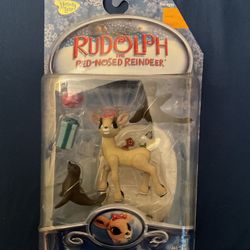 Rare sealed “Clarice” reindeer from Memory Lane’s Rudolph the Red Nosed Reindder Figure Series. NIB. Retired