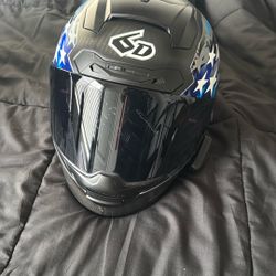 6D Large Motorcycle Helmet 