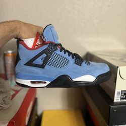 DS Jordan Travis Scott Cactus Jack 4s size 9.5
