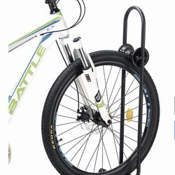 🔥 YC-97 Bicycle Floor Stand Bike Parking Rack MTB Road 24-29in Storage Black🔥