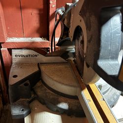 Evolution Sliding Miter Saw 