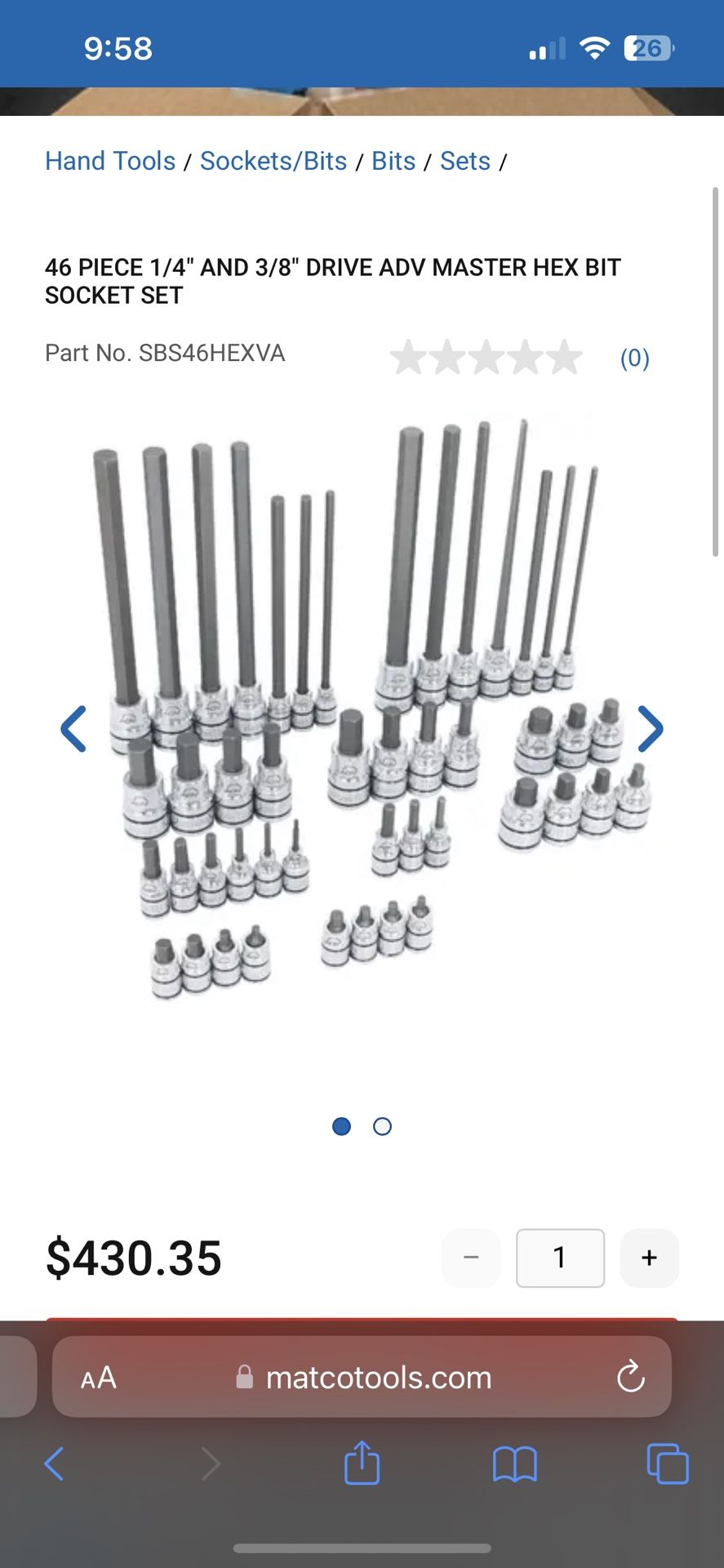 Matco 46 Piece