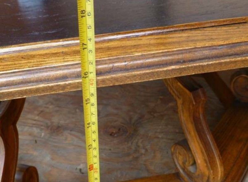 Drexel wood carved Coffee Table 40x17, Restoration Hardware, Mid Century Modern, walnut wood, USA, octagon, Pottery barn, williams sonoma, Game,Poker