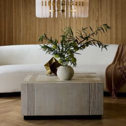 Arteriors Home “Kamira” Modern Cocktail Table — Designer Statement Piece 