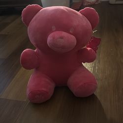 Pink soft bear