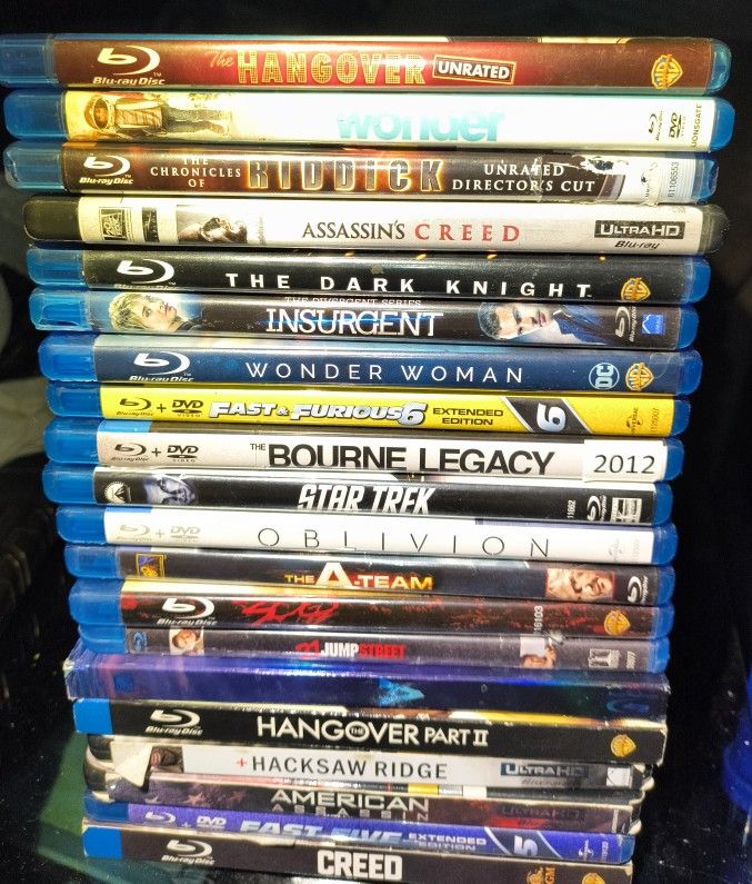 20 Blu-rays 
