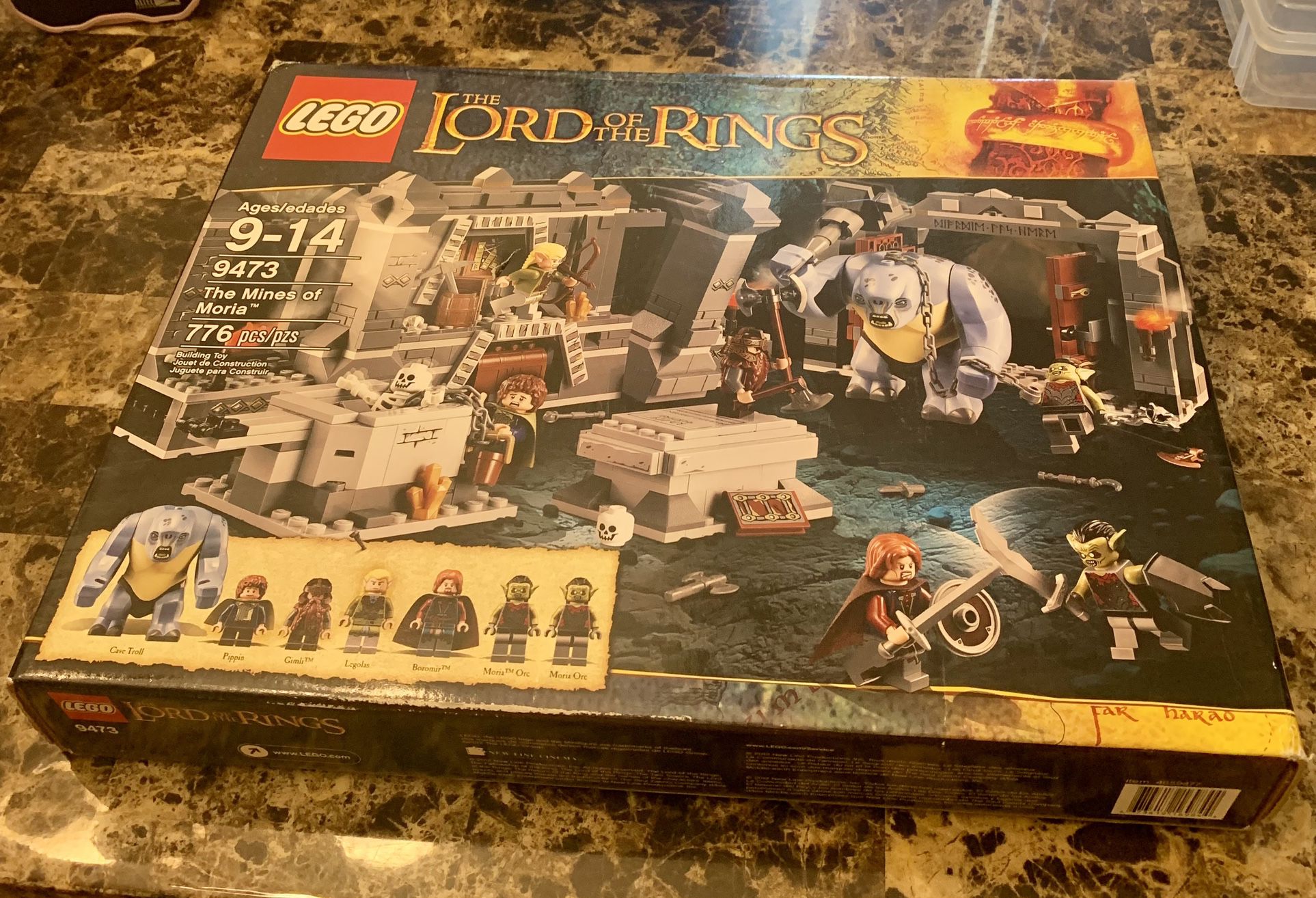 Lego The Lord of the Rings The Mines of Moria #9473 New Sealed