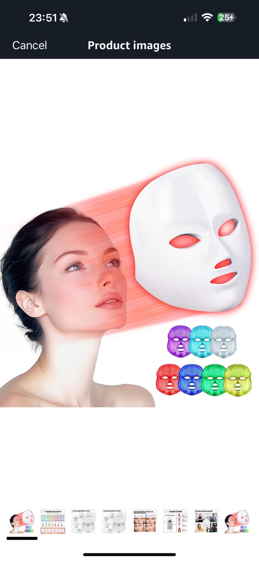 Red Light Therapy Mask for Face