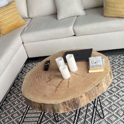 Real Wood Coffee Table 