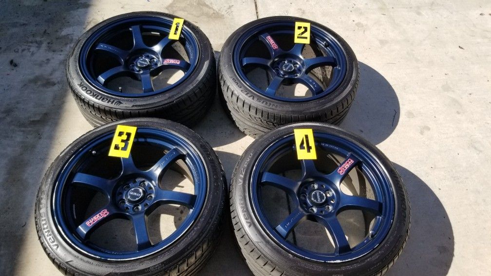 Mag blue Gramlights 57DR 18X9.5 5x100
