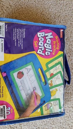 Printing practice Magic Board set from Lakeshore