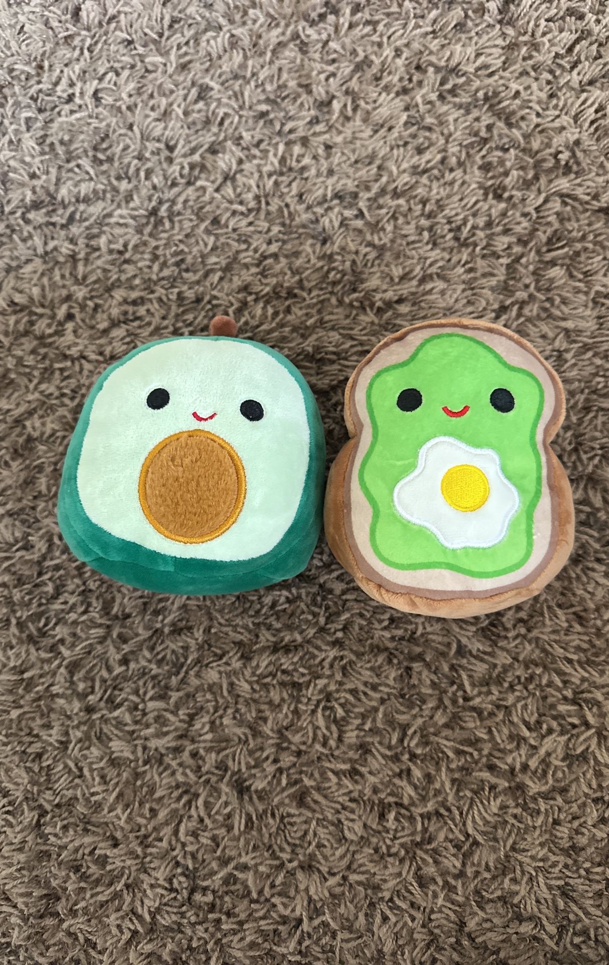 Avocado and Avocado Toast stuffed animal
