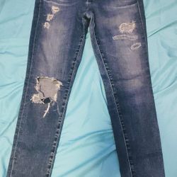 AG: ADRIANO GOLDSCHMIED, SIZE 29 R  SUPPER SKINNY ANKLE JEAN LEGGING 