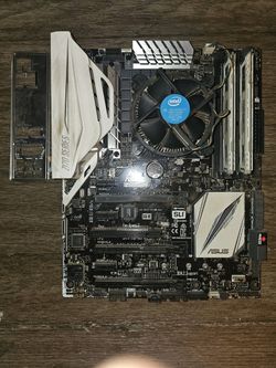 Asus Z170 AR Motherboard With 32 Gb RAM And Intel Core I7 Processor With WiFi Antenna 