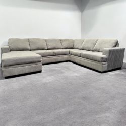 Bonaterra Charcoal Grey Sectional Couch (50% OFF) - We can deliver