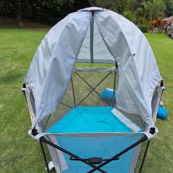 Summer Pop N Play With Canopy