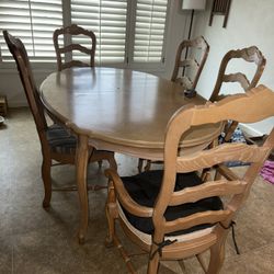 Kitchen Table 6 Chair 2 Leaf