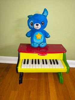 Wooden kids piano