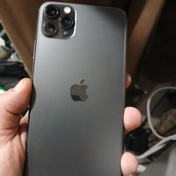 This is an Apple iPhone 11 Pro Max in Space Gray. 