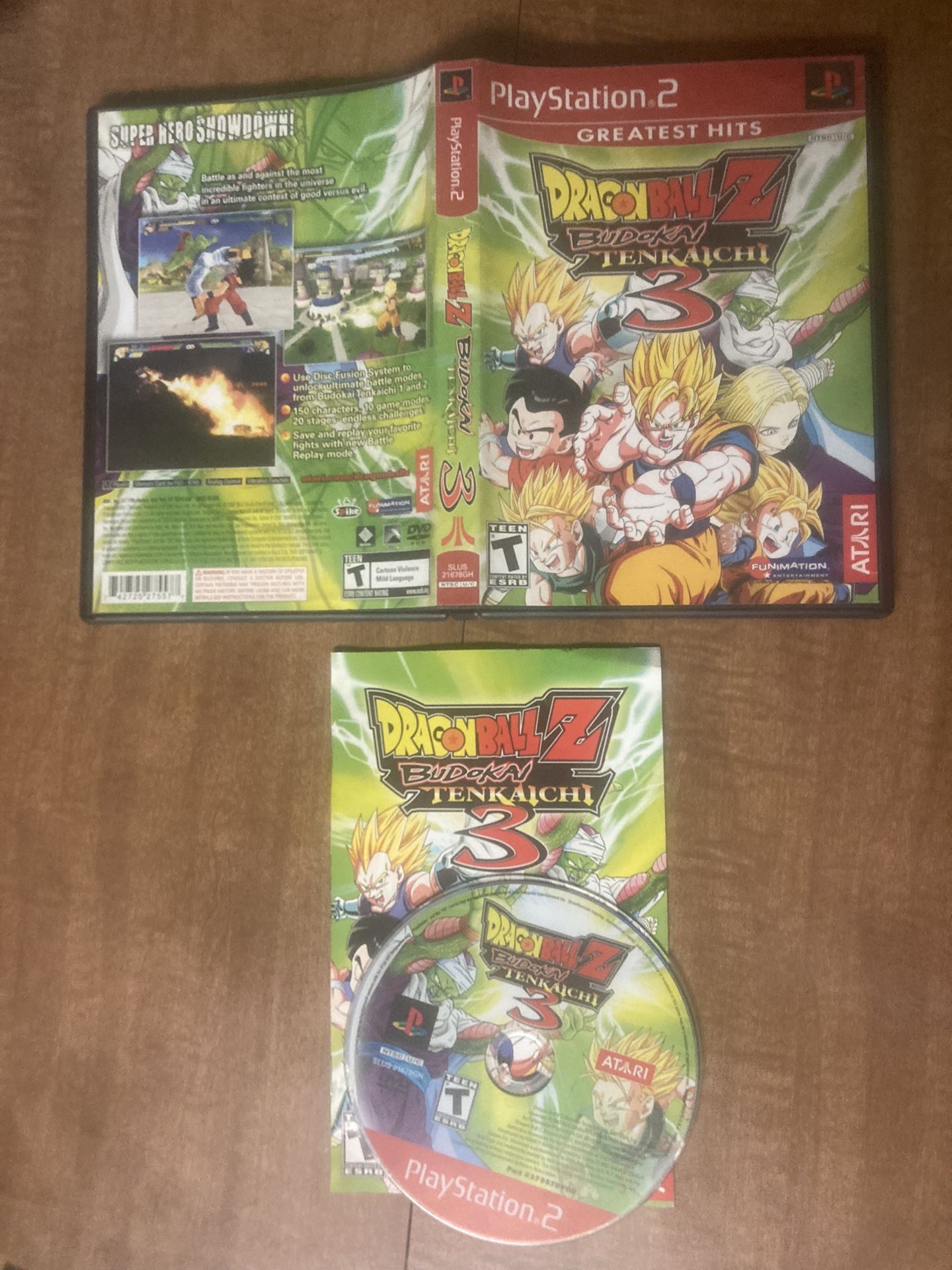 Dragon Ball Z Budokai Tenkaichi 3 Greatest Hits CiB