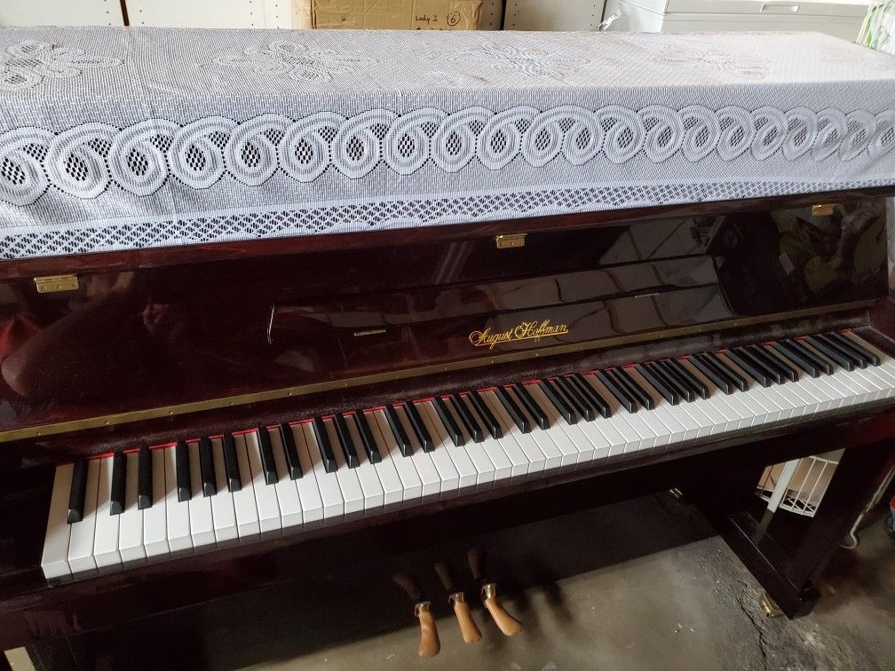 August Hoffman Upright Piano