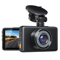 APEMAN C450 Dash Cam 1080P FHD 3" Car Camera 170° Wide Angle Screen, Parking Monitor, Black