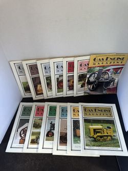 Vintage Gas Engine Magazine Lot 13 Issues 1(contact info removed) Tractors Engines
