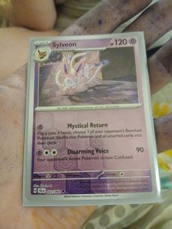 NEW RARE Sylveon in Protector Sleeves As All Are 