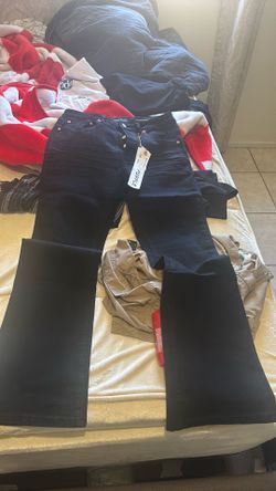 Purple jeans