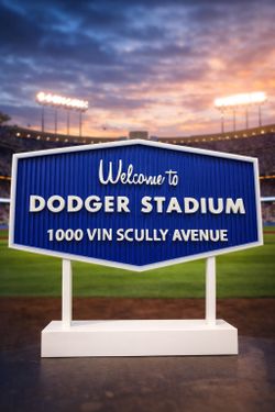 PERFECT Valentine’s Day Gift! Welcome  Dodger Sign