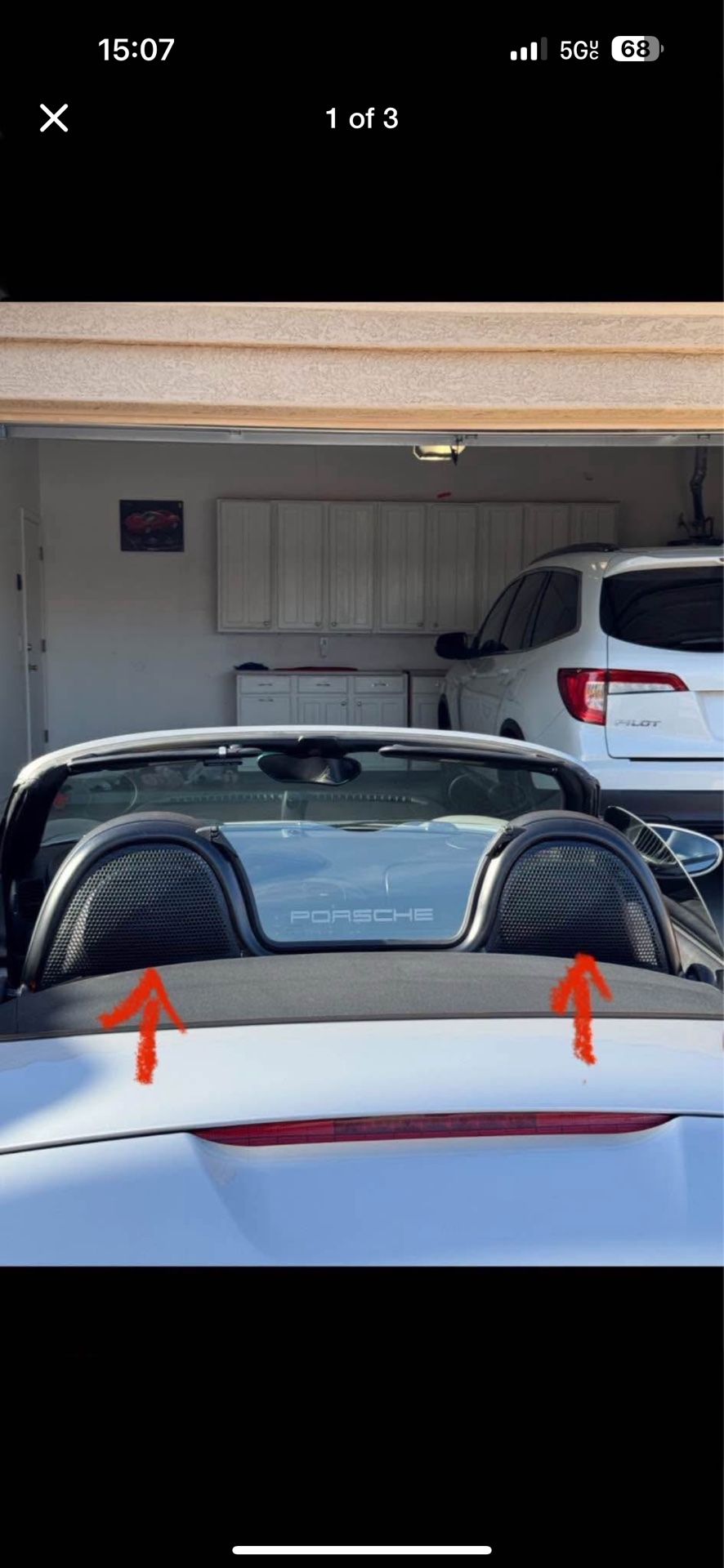 986 Porsche Boxster Wind Deflector (1(contact info removed))